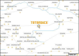 map of Tatarowce