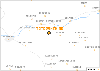 map of Tatarshchina