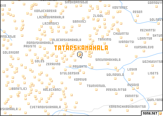 map of Tatarska Mahala