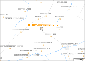 map of Tatarskaya Bagana