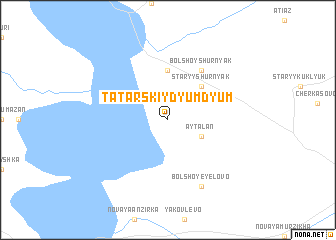 map of Tatarskiy Dyumdyum