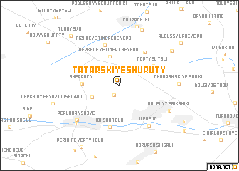 map of Tatarskiye Shuruty