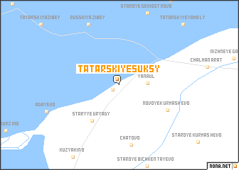 map of Tatarskiye Suksy