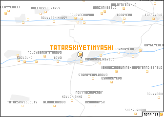 map of Tatarskiye Timyashi