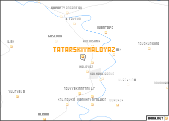 map of Tatarskiy Maloyaz