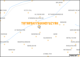 map of Tatarskiy-Sukhoy Uzyak
