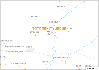 map of Tatarskiy Yurdur