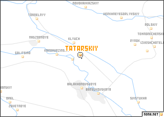 map of Tatarskiy