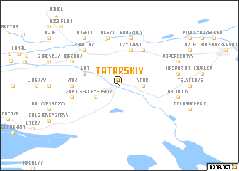 map of Tatarskiy