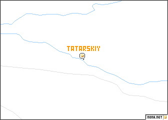 map of Tatarskiy