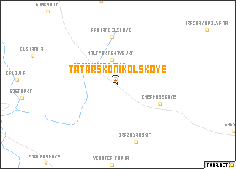 map of Tatarsko-Nikol\