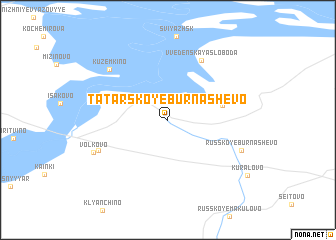 map of Tatarskoye Burnashëvo