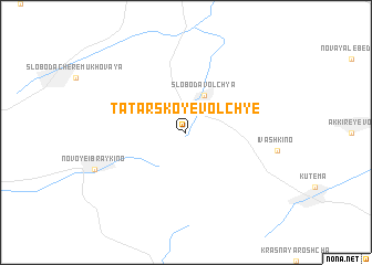 map of Tatarskoye Volch\