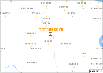 map of Tatarskoye