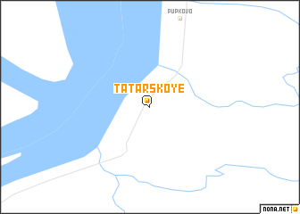 map of Tatarskoye