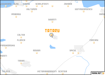 map of Tătaru