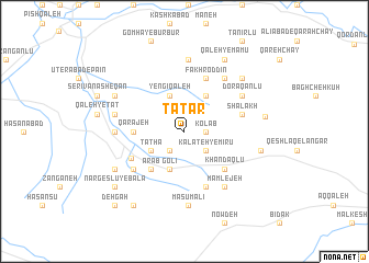 map of Tātār