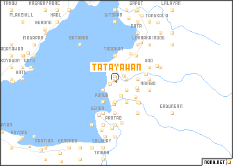 map of Tatayawan