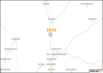 map of Tata