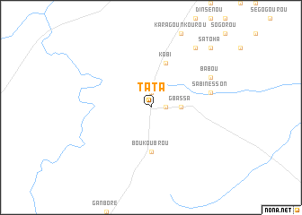 map of Tata