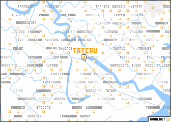 map of Tất Cầu