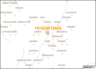 map of Tategahtawng