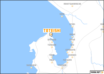 map of Tateishi