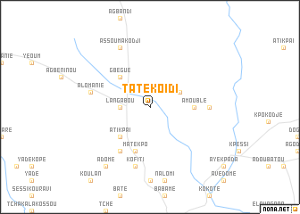 map of Tatékoïdi