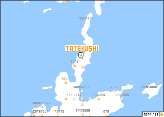 map of Tatekushi