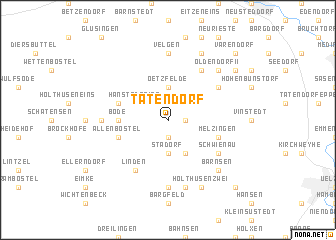 map of Tatendorf