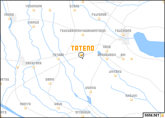 map of Tateno