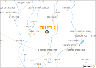 map of Tatetla