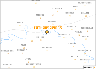 map of Tatham Springs