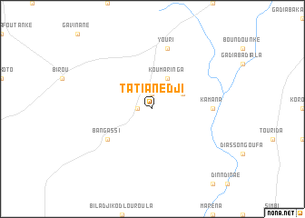 map of Tatianédji