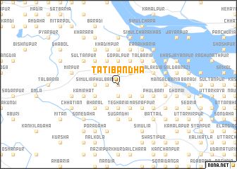 map of Tātibāndha