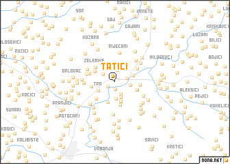 map of Tatići