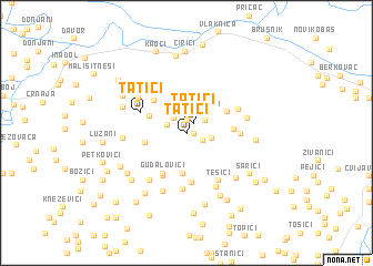 map of Tatići