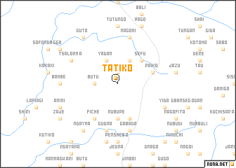 map of Tatiko