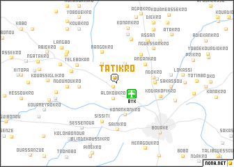 map of Tatikro