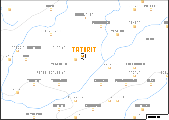 map of Tʼatʼirīt