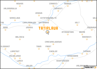 map of Tătîrlaua