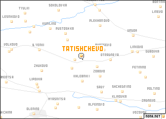 map of Tatishchevo