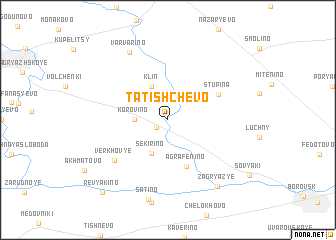 map of Tatishchevo