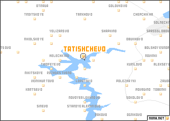 map of Tatishchevo