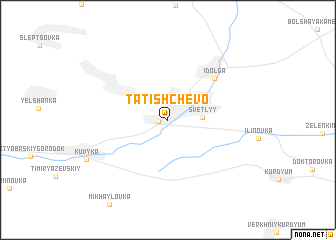 map of Tatishchevo