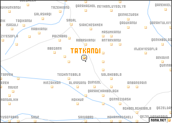 map of Tāt Kandī