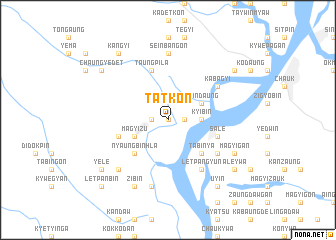 map of Tátkon