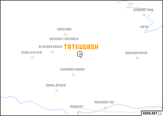 map of Tat-Kudash