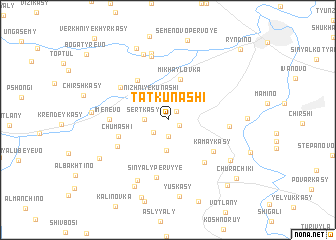 map of Tat-Kunashi