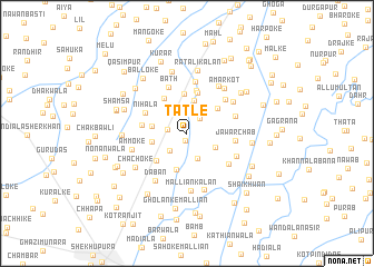 map of Tatle
